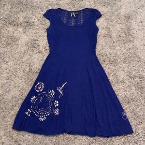 Desigual NWOT A-line Dress with Silk-lined Detail